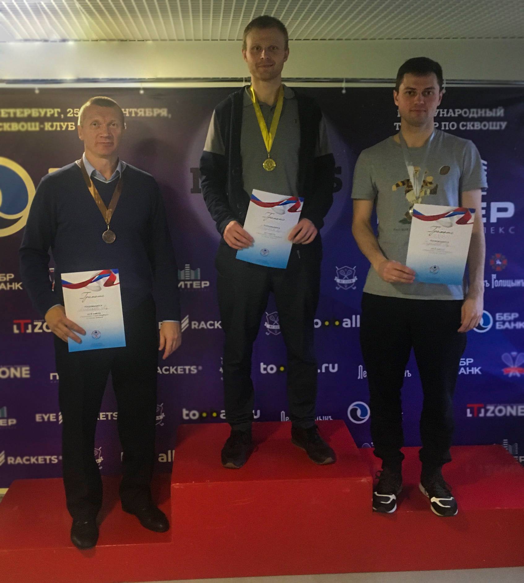 чемпионат санкт-петербурга по сквошу 2020г, победители и призеры мужчины
